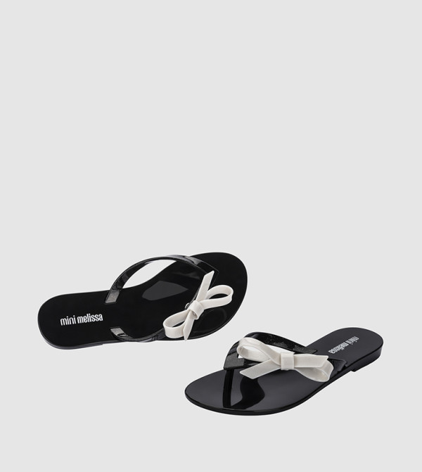 MINI MELISSA MINI MELISSA - Black Flip Flops