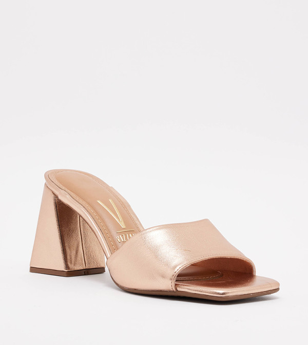 Vizzano  - Gold Block Heels