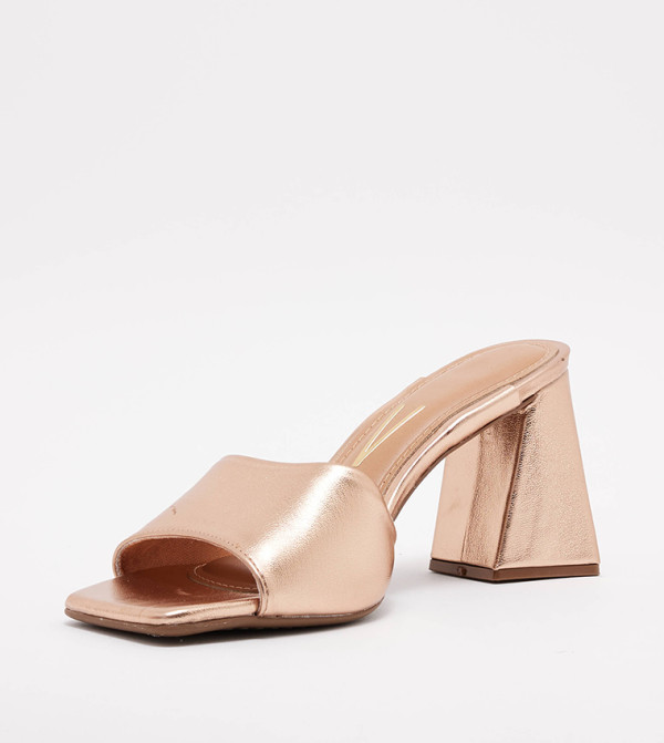 Vizzano  - Gold Block Heels