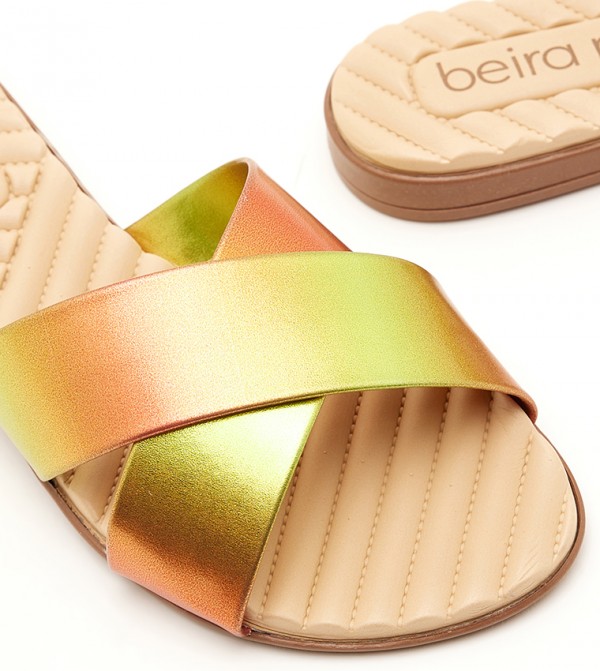 Beira Rio Beira Rio - Green Flat Sandals
