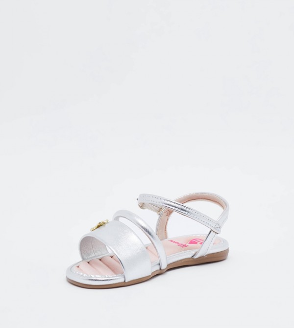 MOLEKINHA  Sandals - Silver Flat Sandals