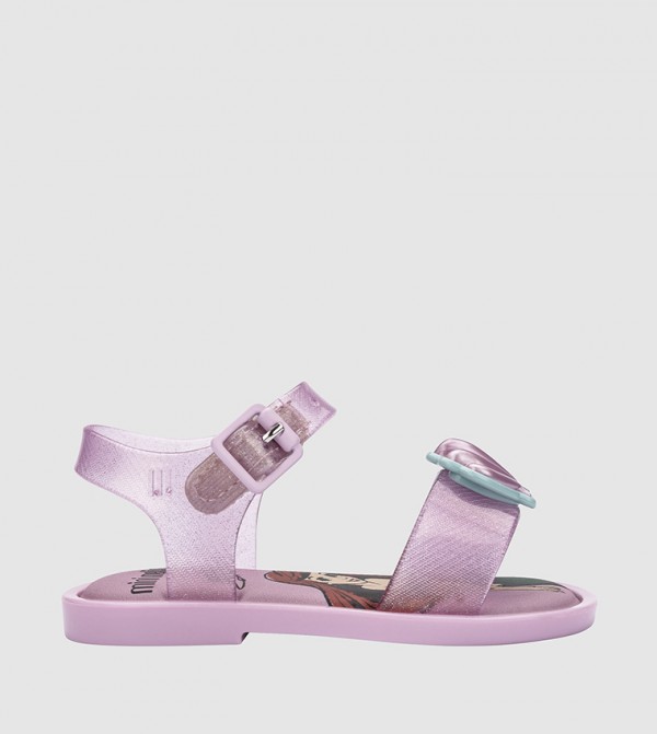 MINI MELISSA  - Pink Flat Sandals