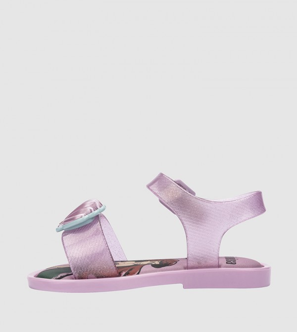 MINI MELISSA  - Pink Flat Sandals