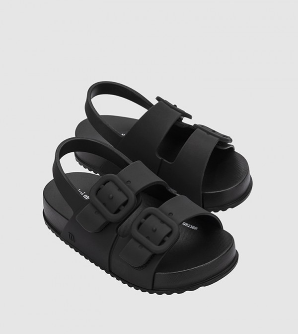MINI MELISSA  - Black Casual Sandals