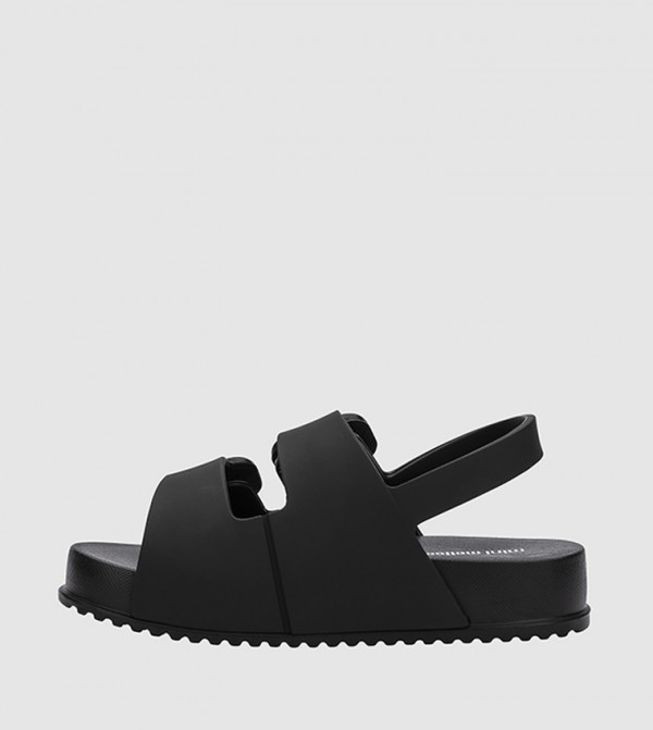 MINI MELISSA  - Black Casual Sandals