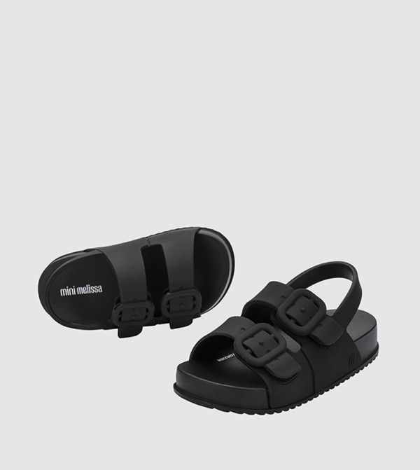 MINI MELISSA  - Black Casual Sandals