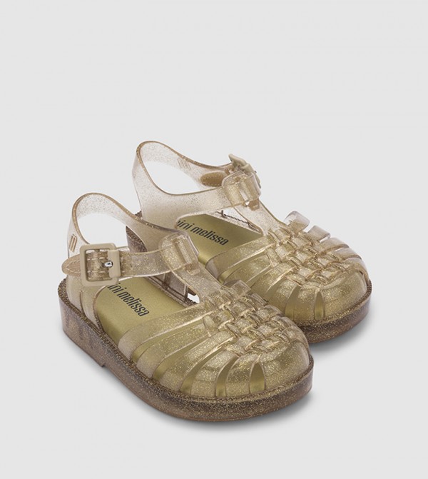 MINI MELISSA  - Beige Casual Sandals