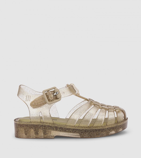 MINI MELISSA  - Beige Casual Sandals