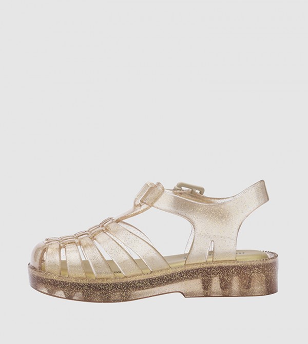 MINI MELISSA  - Beige Casual Sandals