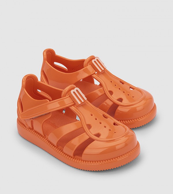 MINI MELISSA  - Orange Casual Sandals