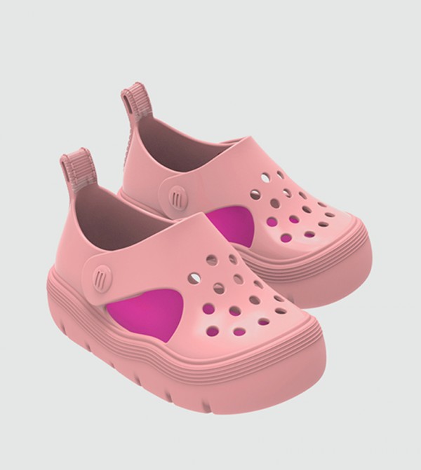 MINI MELISSA  - Pink clogs