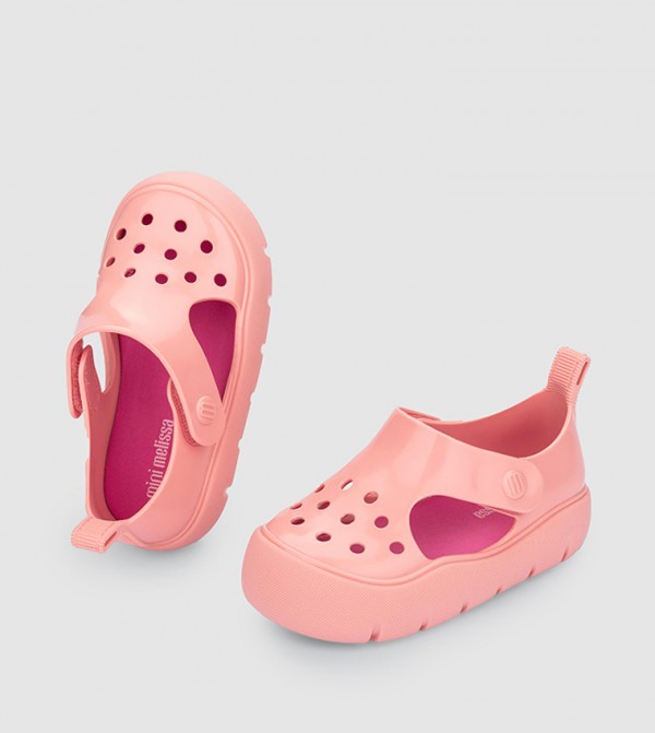 MINI MELISSA  - Pink clogs