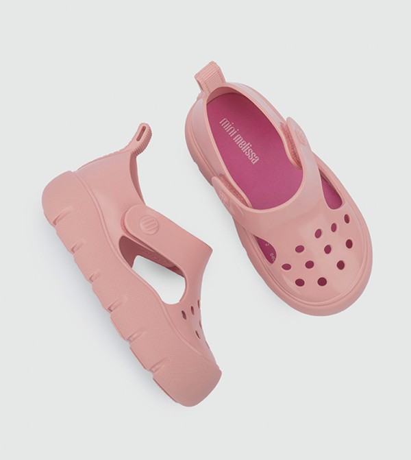 MINI MELISSA  - Pink clogs