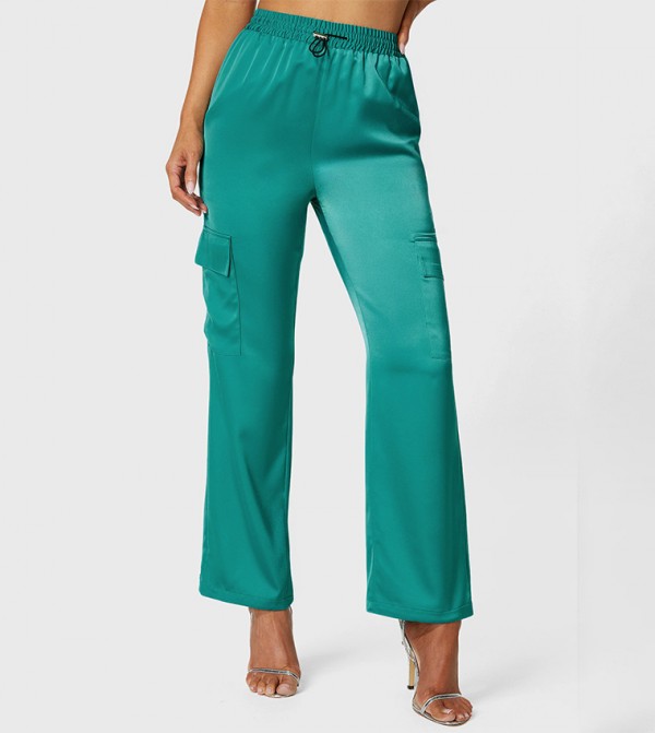 بيبي بيبي - أزرق مخضر  بنطال كاجوال