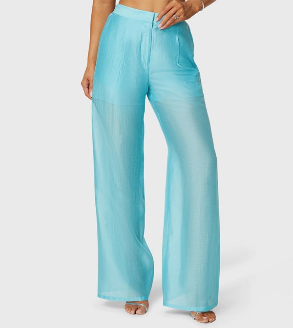 Bebe  Clothing - Blue Casual Pants