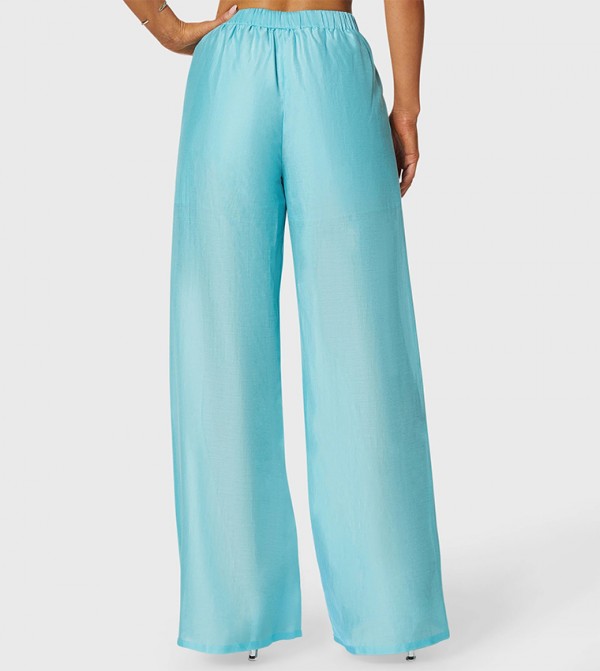 Bebe  Clothing - Blue Casual Pants