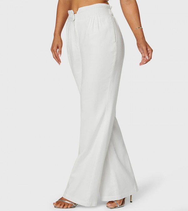 Bebe Bebe - White Casual Pants