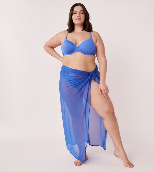 La Vie en Rose La Vie en Rose - Blue Pareo Skirt