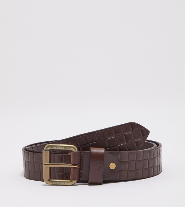 Beverly Hills Polo Club  Belts - Brown Leather Belts
