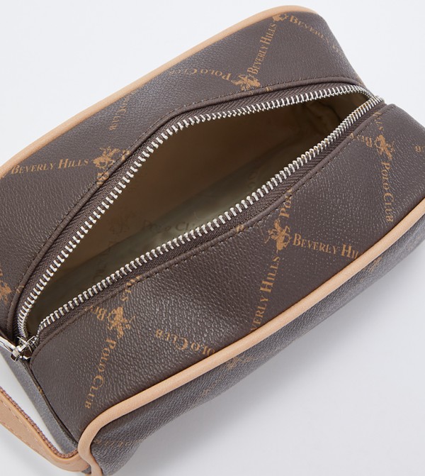 Beverly Hills Polo Club  Cosmetic Bags - Brown Toiletry bag