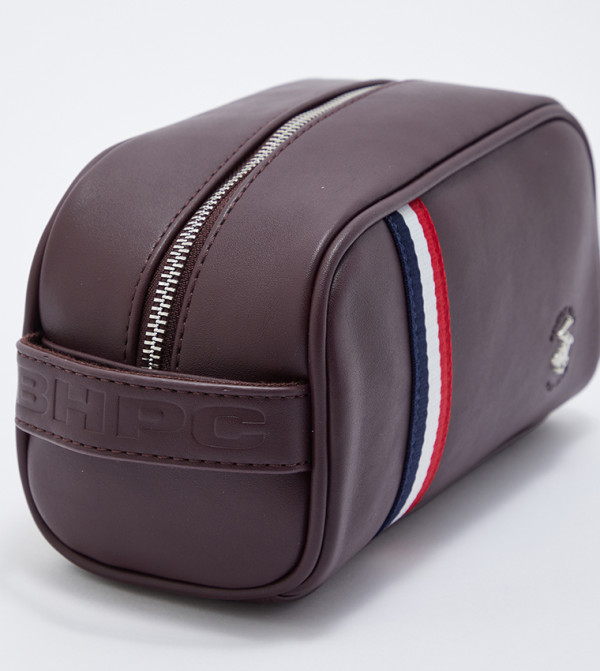 Beverly Hills Polo Club  - Brown Toiletry bag
