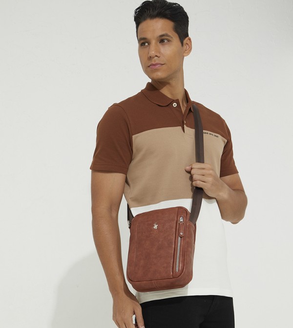 Beverly Hills Polo Club christmas bags - Brown Messenger Bags