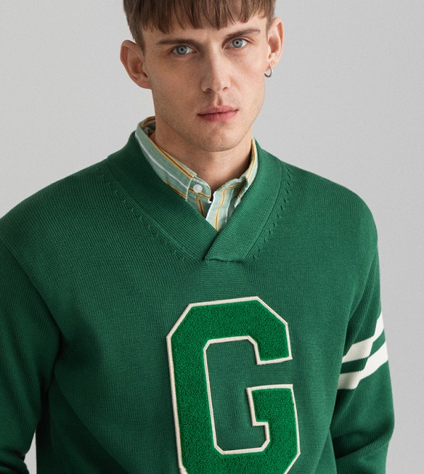 جانت  سترات و كارديغانات  - أخضر Sweater