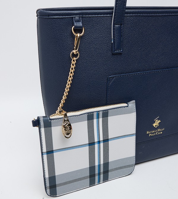 Beverly Hills Polo Club Beverly Hills Polo Club - NAVY BLUE Tote Bags