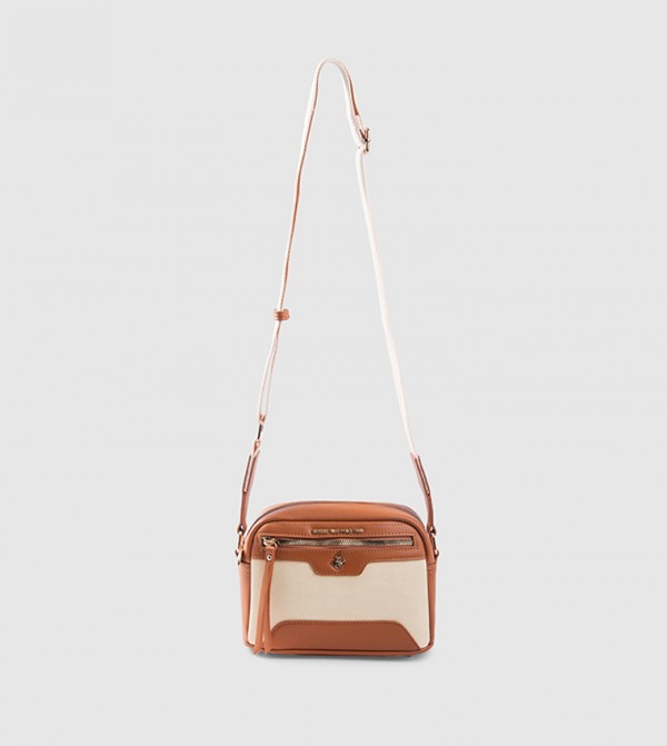 بيفرلي هيلز بولو كلوب  - حنطي Cross Body Bags