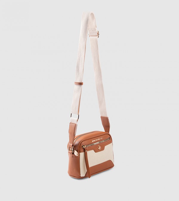 بيفرلي هيلز بولو كلوب  - حنطي Cross Body Bags