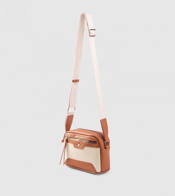 بيفرلي هيلز بولو كلوب  - حنطي Cross Body Bags