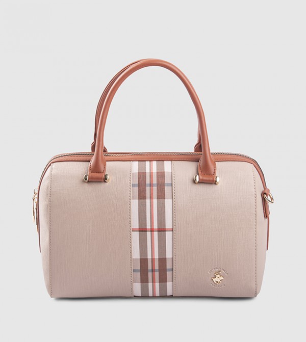Beverly Hills Polo Club  - Beige Satchel Bags