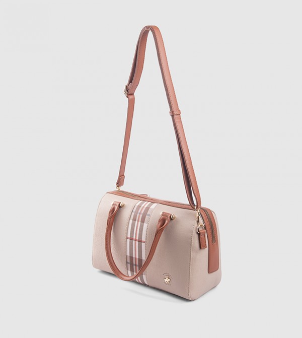 Beverly Hills Polo Club  - Beige Satchel Bags