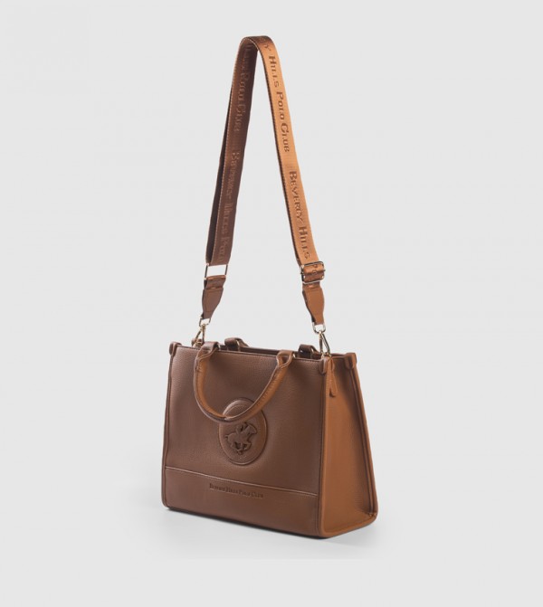 Beverly Hills Polo Club  Tote Bags - Brown Tote Bags