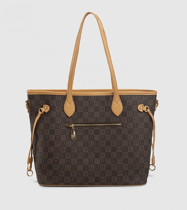 Beverly Hills Polo Club Beverly Hills Polo Club - Dark Brown Tote Bags