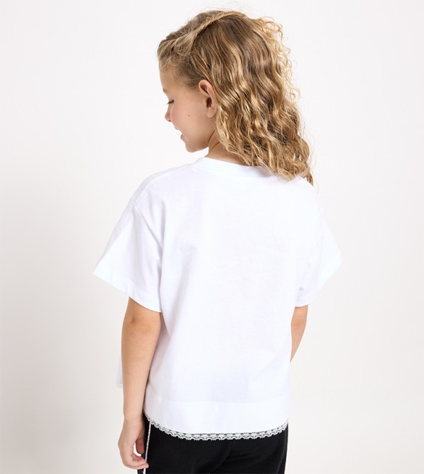 CHIARA FERRAGNI KIDS  - White T-shirts