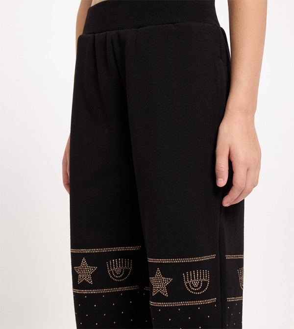 CHIARA FERRAGNI KIDS CHIARA FERRAGNI KIDS - Black Joggers
