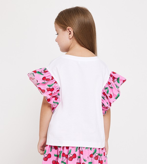 CHIARA FERRAGNI KIDS  - White T-shirts
