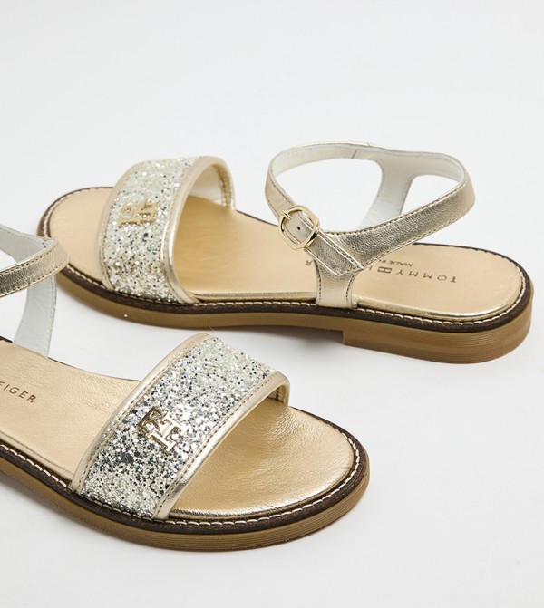 Tommy Hilfiger  Sandals - Grey Flat Sandals