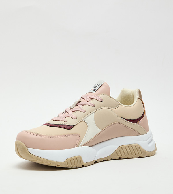 تومي هيلفيغر تومي هيلفيغر - وردي أحذية برقبة منخفضة