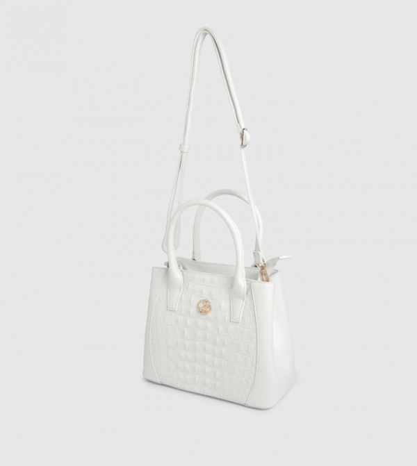 Beverly Hills Polo Club  - White Tote Bags