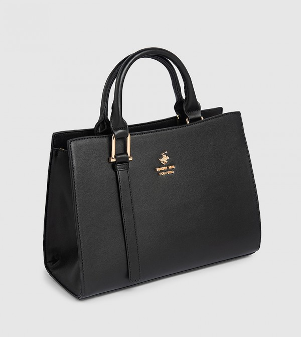 بيفرلي هيلز بولو كلوب  حقائب اليد - أسود Satchel Bags