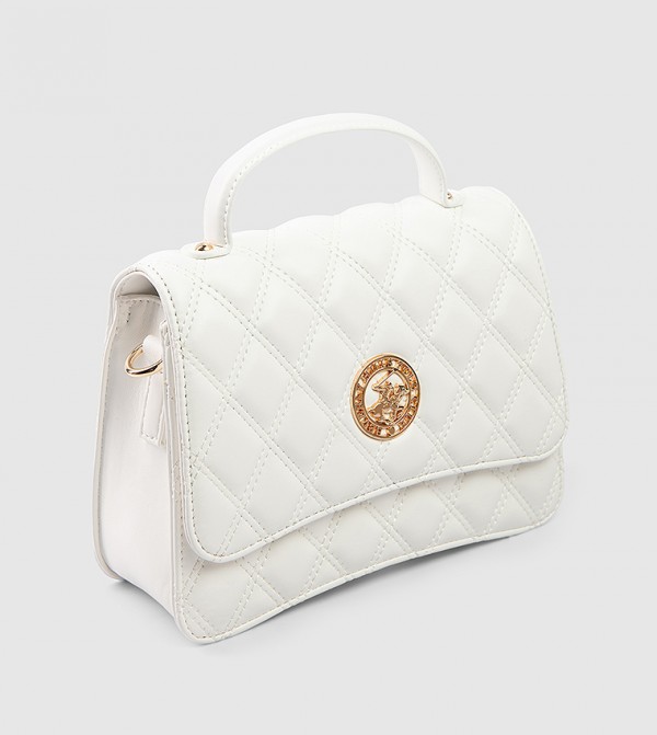 Beverly Hills Polo Club  - White Handheld Bags