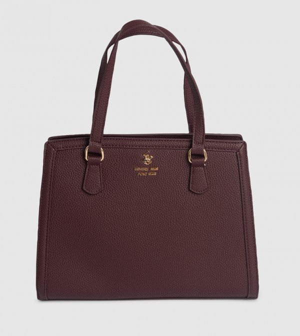 بيفرلي هيلز بولو كلوب بيفرلي هيلز بولو كلوب - بورغندي Satchel Bags