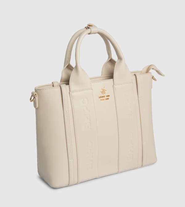 Beverly Hills Polo Club  Tote Bags - Beige Tote Bags