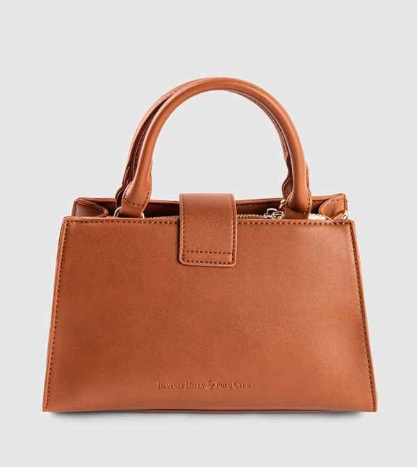 Beverly Hills Polo Club Satchel Bags - Tan Satchel Bags