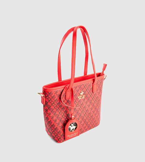 Beverly Hills Polo Club Tote Bags - Red Tote Bags