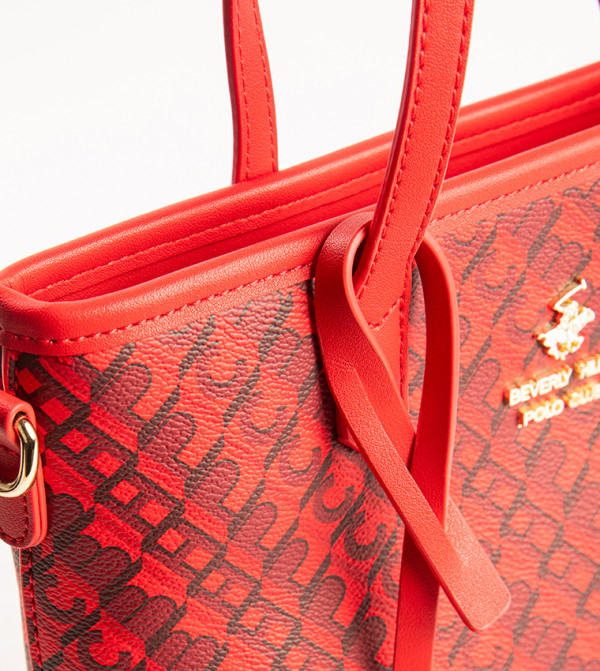 Beverly Hills Polo Club Tote Bags - Red Tote Bags