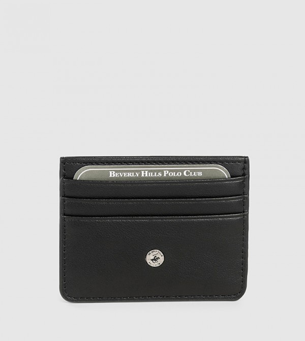بيفرلي هيلز بولو كلوب  محافظ - أسود حامل البطاقات