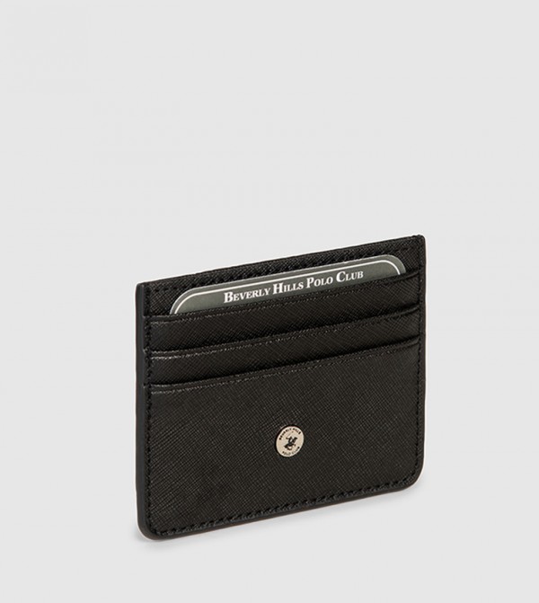 بيفرلي هيلز بولو كلوب  محافظ - أسود حامل البطاقات